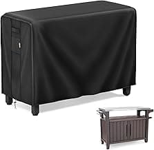 MR. COVER Outdoor Prep Table Cover 52 Inch for Keter Unity XL, 600D Heavy Duty Waterproof