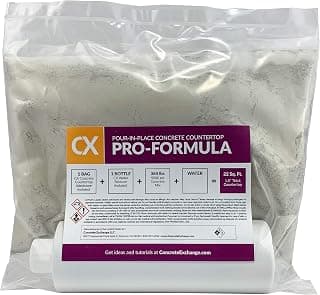 Concrete Exchange CX Pour-in-Place Concrete Countertop Pro-Formula Mix